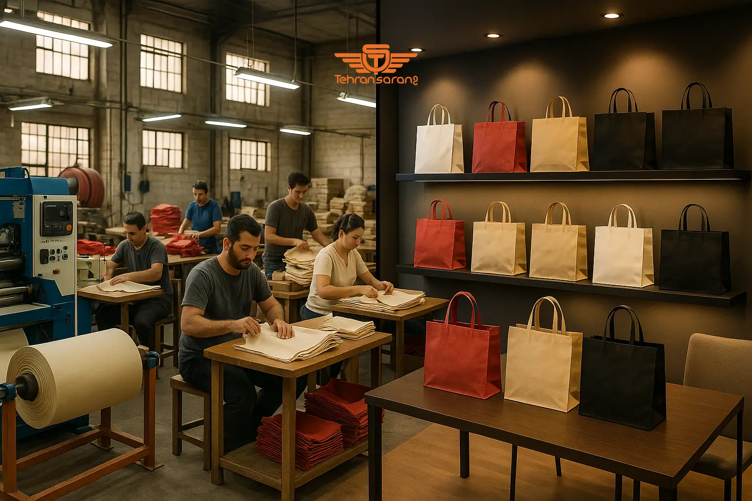 ساک دستی با قیمت تولیدی