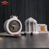 ست تندیس و ساعت رومیزی سارنگ