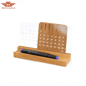 استند و تقویم چوبی