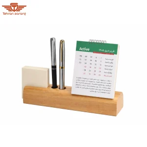 یادداشت و تقویم چوبی