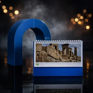 تقویم رومیزی مدل ایران - کد 657 1 هدایای تبلیغاتی تهران سارنگ تقویم رومیزی