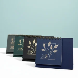 تقویم رومیزی گلبرگ فنر طلایی - کد 701