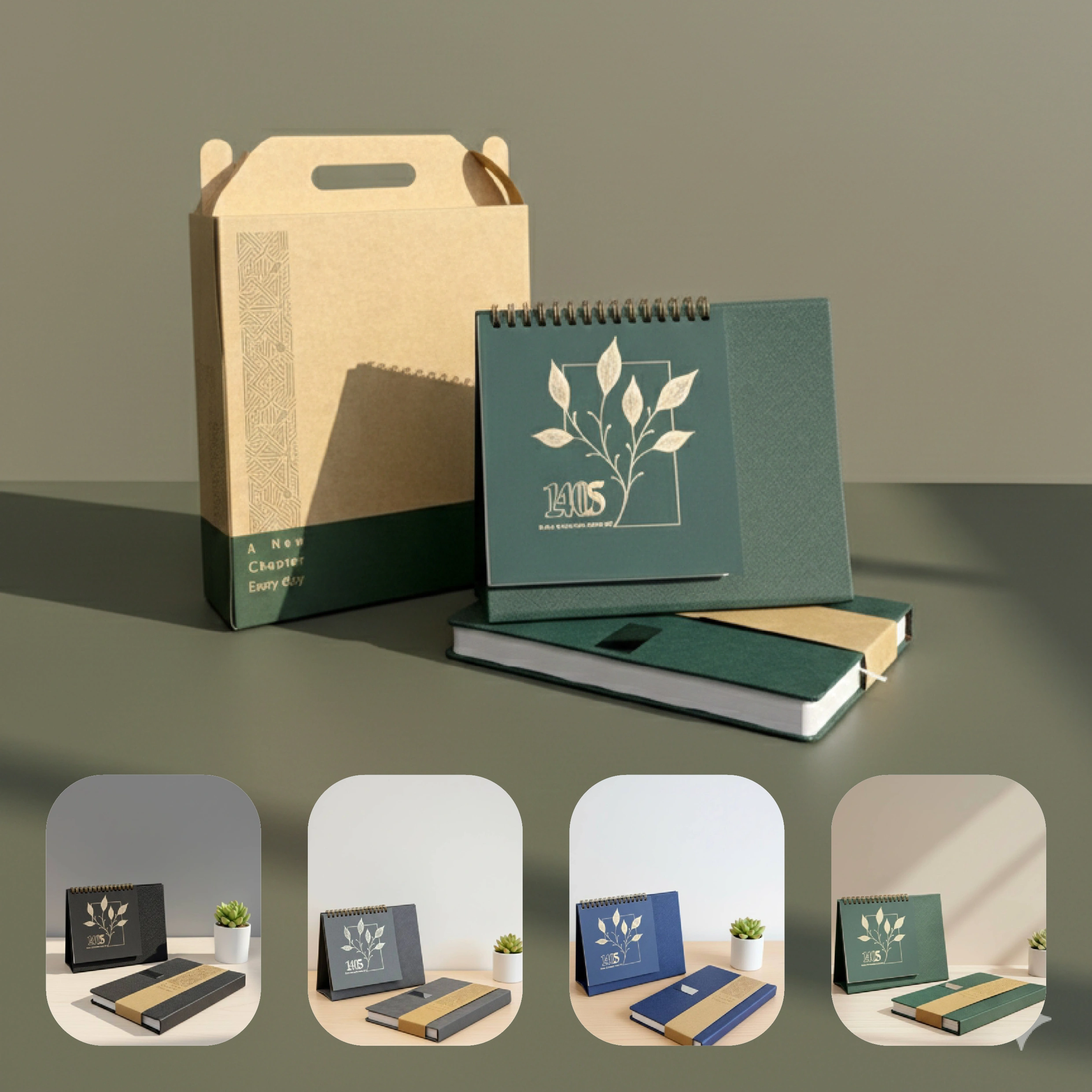 ست سررسید و تقویم رومیزی - کد set01