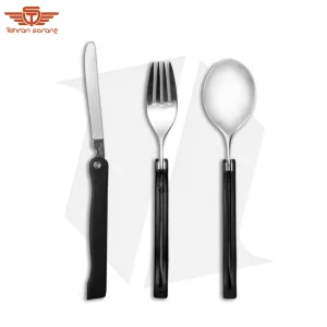 قاشق چنگال تاشو مسافرتی - کد 3592 1 هدایای تبلیغاتی تهران سارنگ قاشق چنگال تاشو مسافرتی