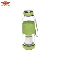 فلاسک دمنوش پیرکس درب دو طرفه