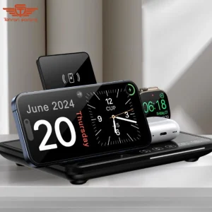 شارژر وایرلس چند کاره برند NEXU مدل R11S - کد 5135 3 هدایای تبلیغاتی تهران سارنگ شارژ وایرلس چند کاره برند NEXU مدل R11S