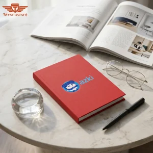 دفتر یادداشت - کد 136 3 هدایای تبلیغاتی تهران سارنگ دفتر یادداشت