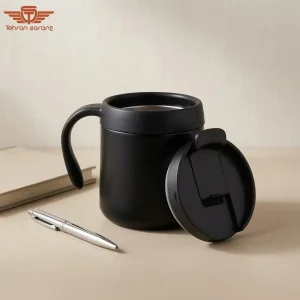 تراول ماگ دسته دار - کد 2028 1 هدایای تبلیغاتی تهران سارنگ تراول ماگ دسته دار